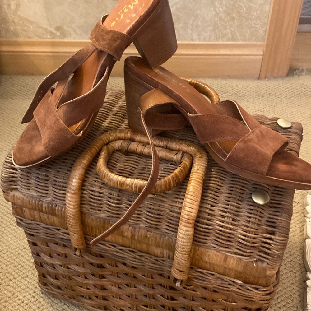 Sandal leather made in Italy brown